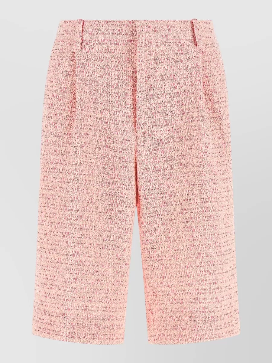 Tagliatore bouclé straight-leg bermuda shorts