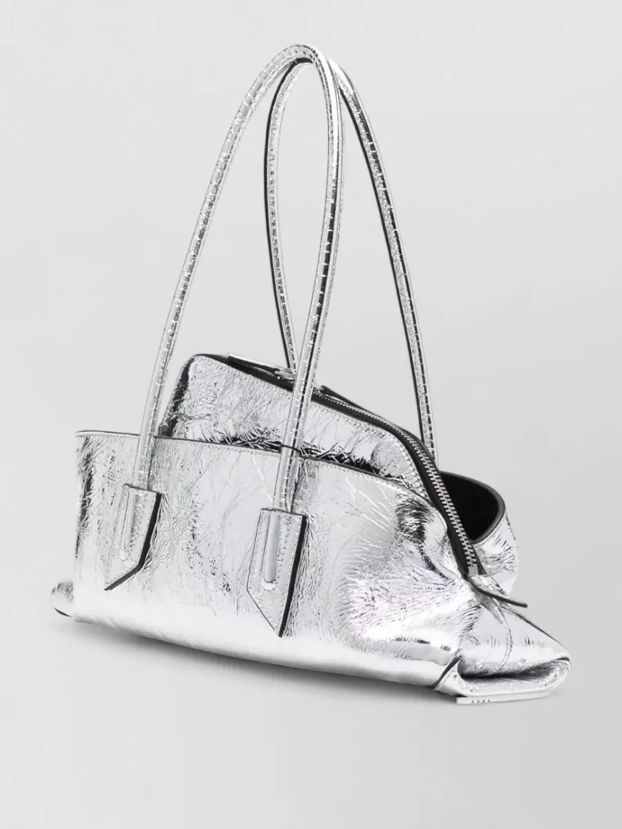 The Attico Small Leather Shoulder Bag