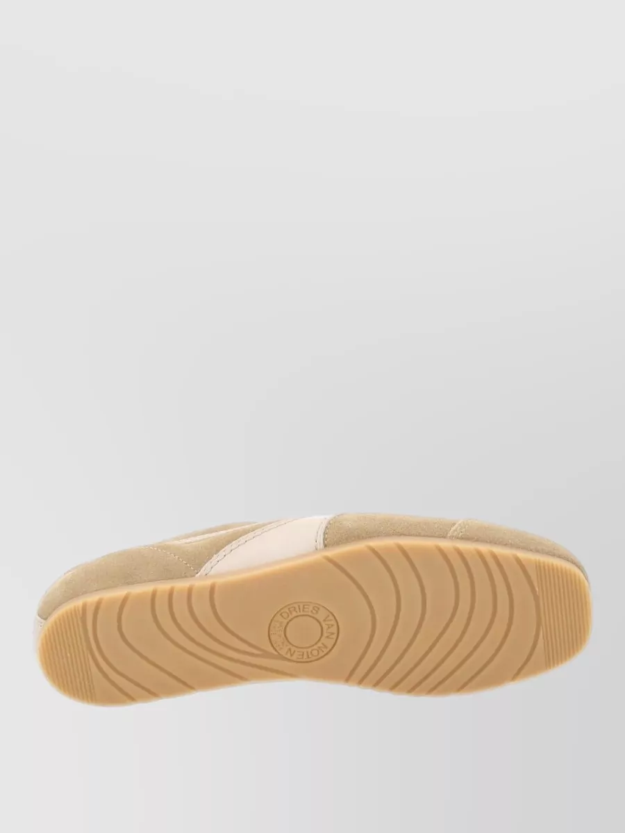 Dries Van Noten Suede Low-Top Sneakers