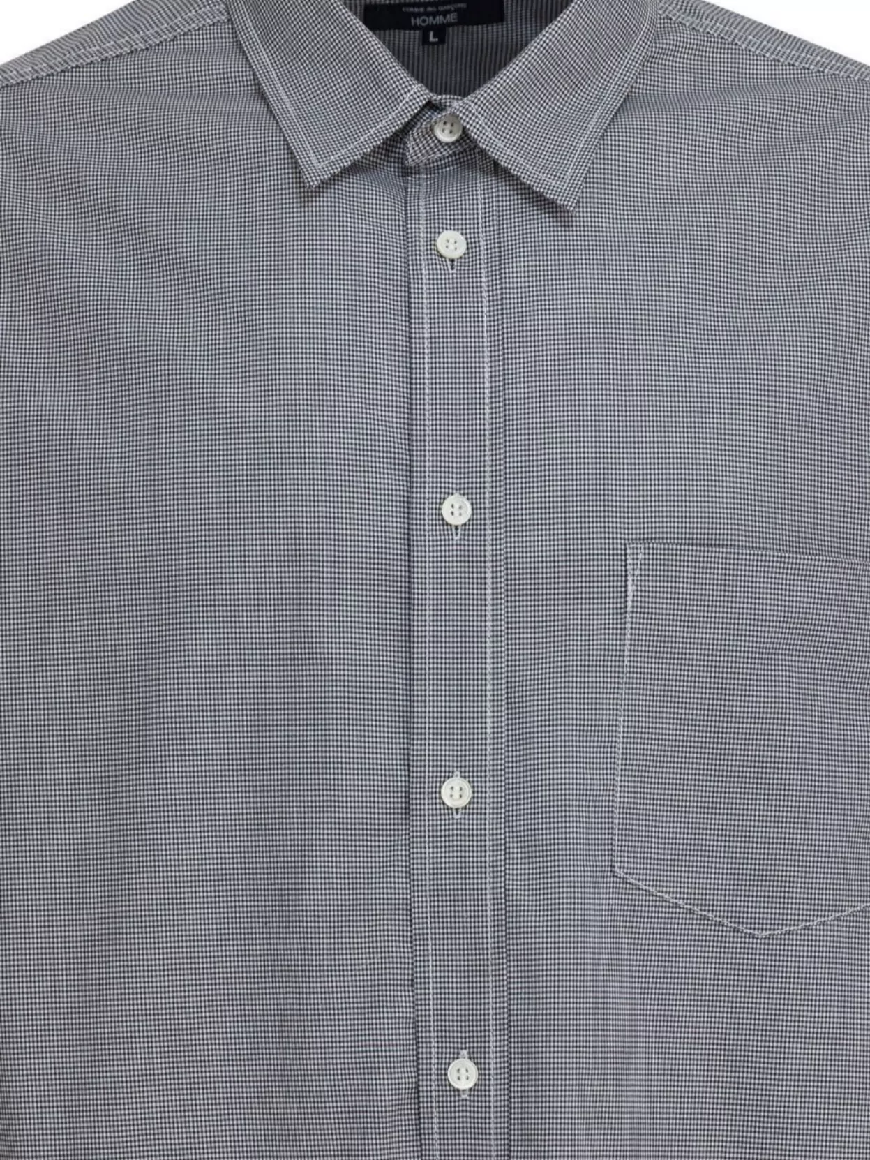 Comme Des Garçons Homme Long Sleeve Shirt Button-Down Collar