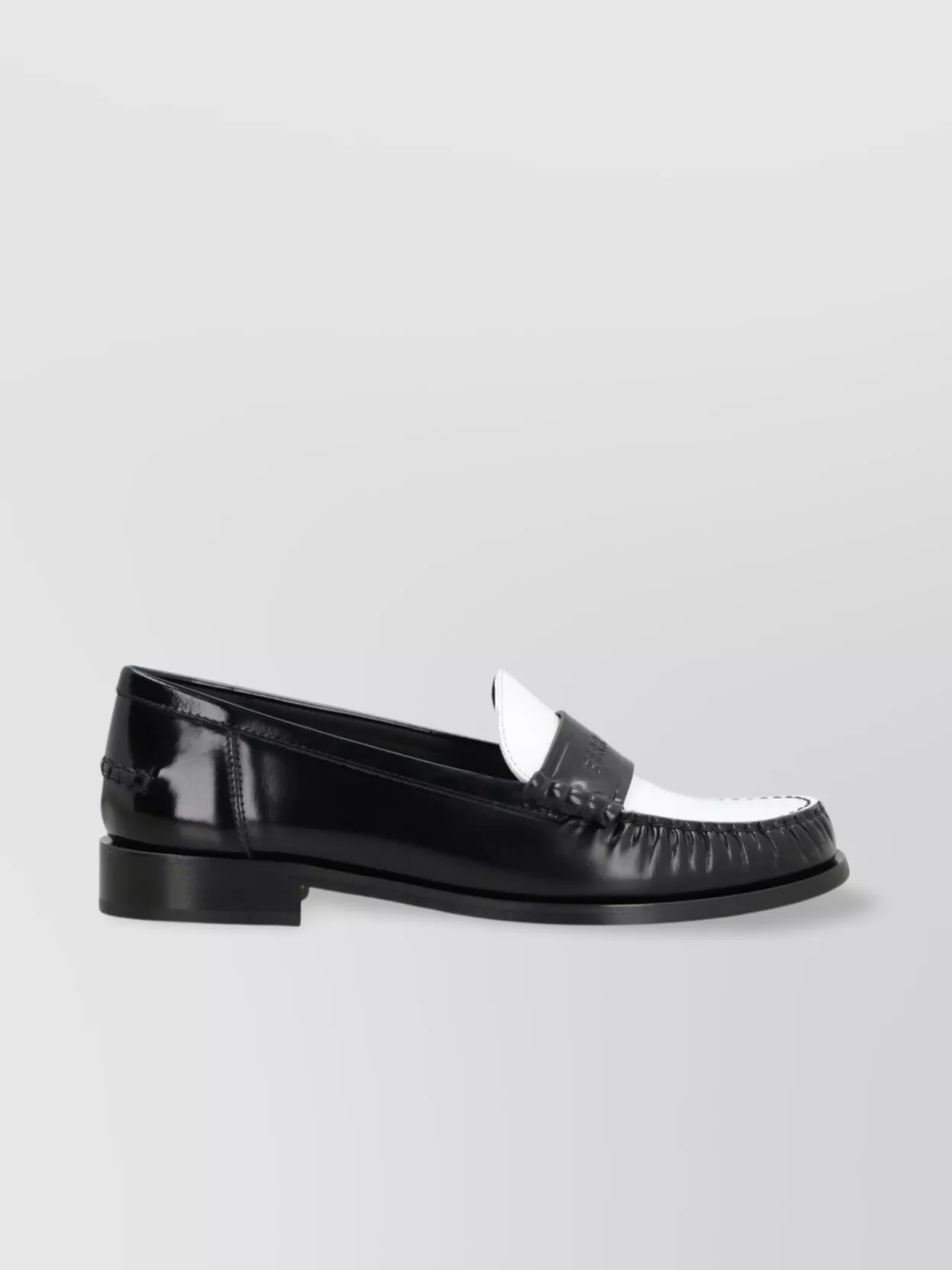 Ferragamo Calfskin Brushed Loafers Round Toe