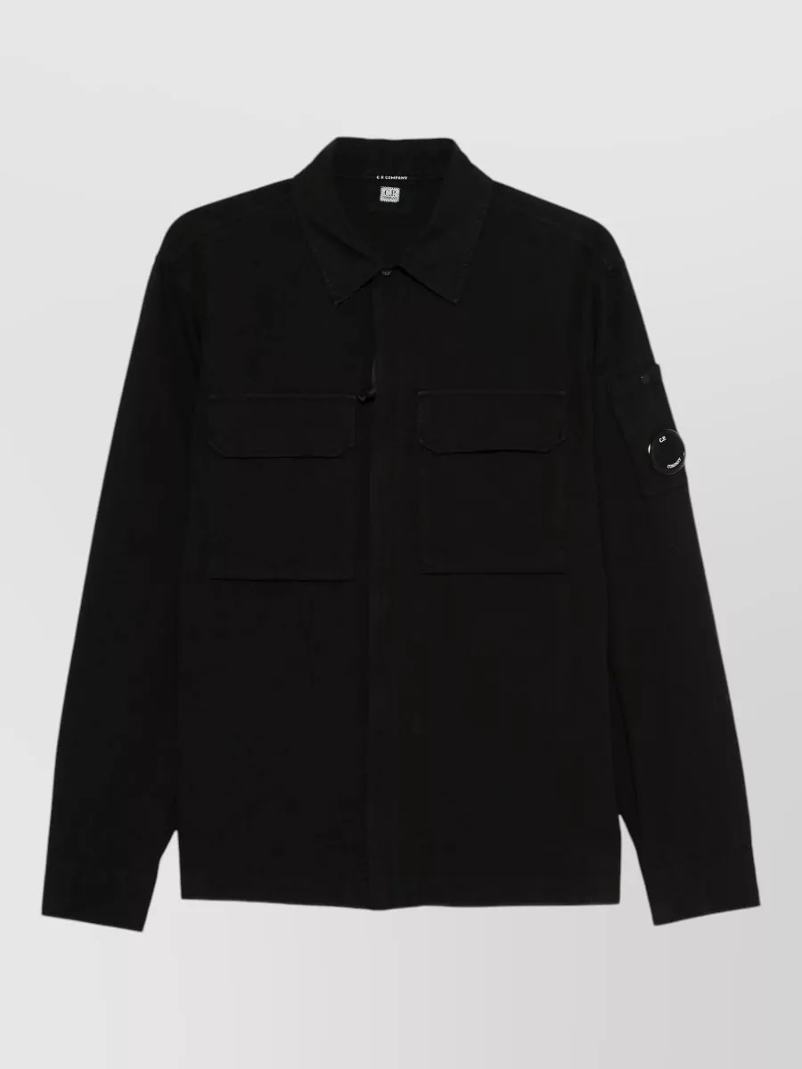 C.P. Company cotton zip-up shirt jacket