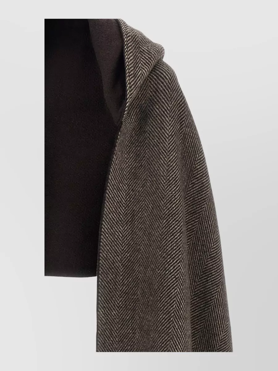 Brunello Cucinelli Cashmere Reversible Hooded Scarf