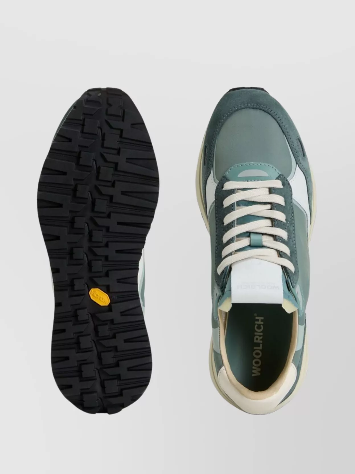 Woolrich Panelled Sneakers With Padded Ankle And Rubber Sole