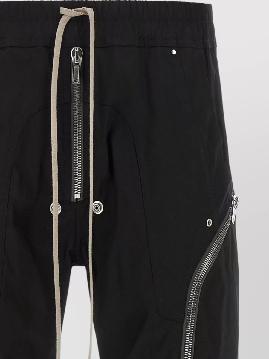 Rick Owens Cotton Heizer Cargo Track Pants