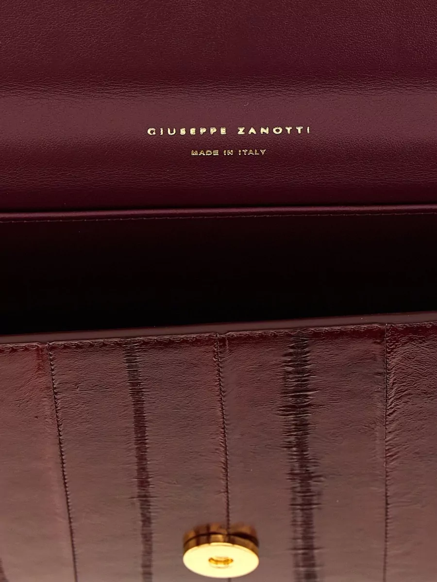 Giuseppe Zanotti Leather Tuxedo Clutch Bag