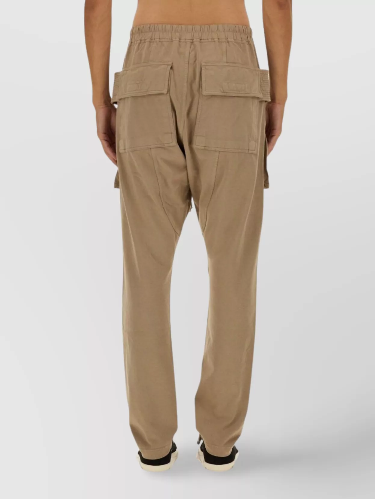 Rick Owens Drkshdw Relaxed Cargo Trousers Drawstring Waist