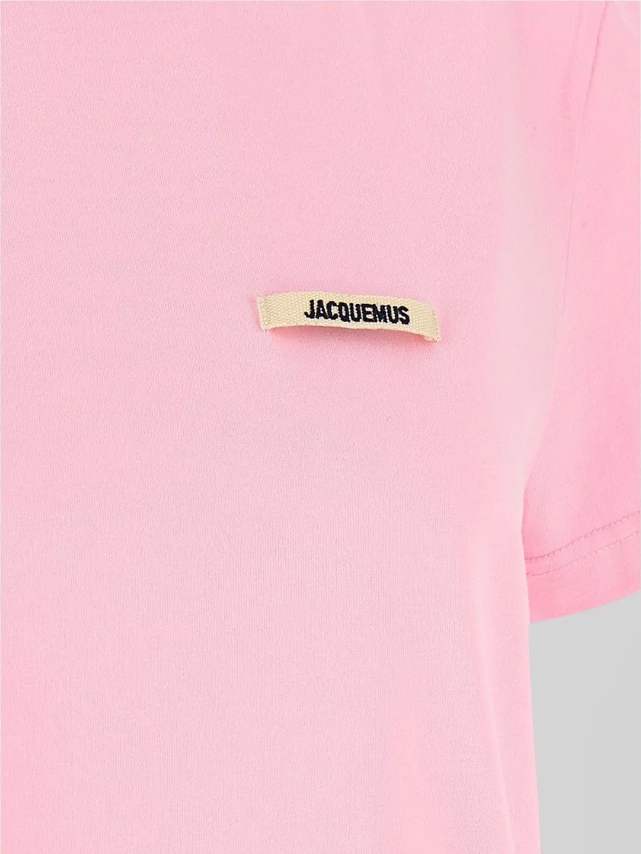 Jacquemus Gros Grain Signature Short Sleeve Crewneck T-Shirt