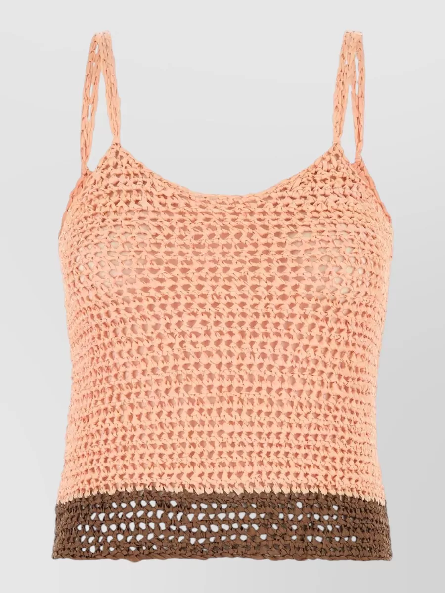 Loewe Paula's Ibiza silk crochet top