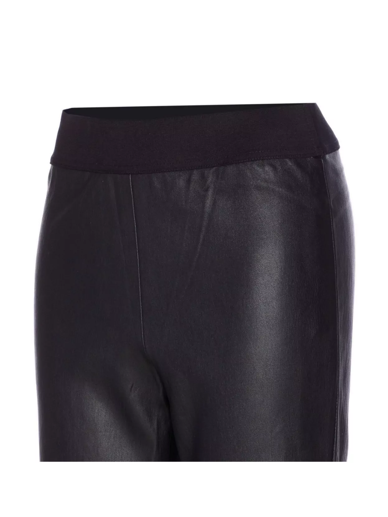 Uma Wang Stretch Leather Trousers Seam Detailing