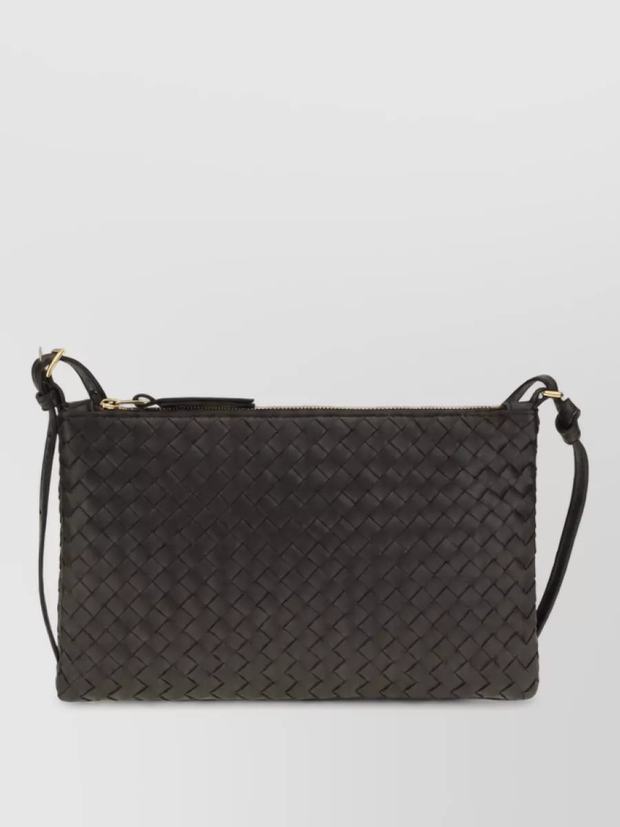 Bottega Veneta concert pouch leather clutch bag