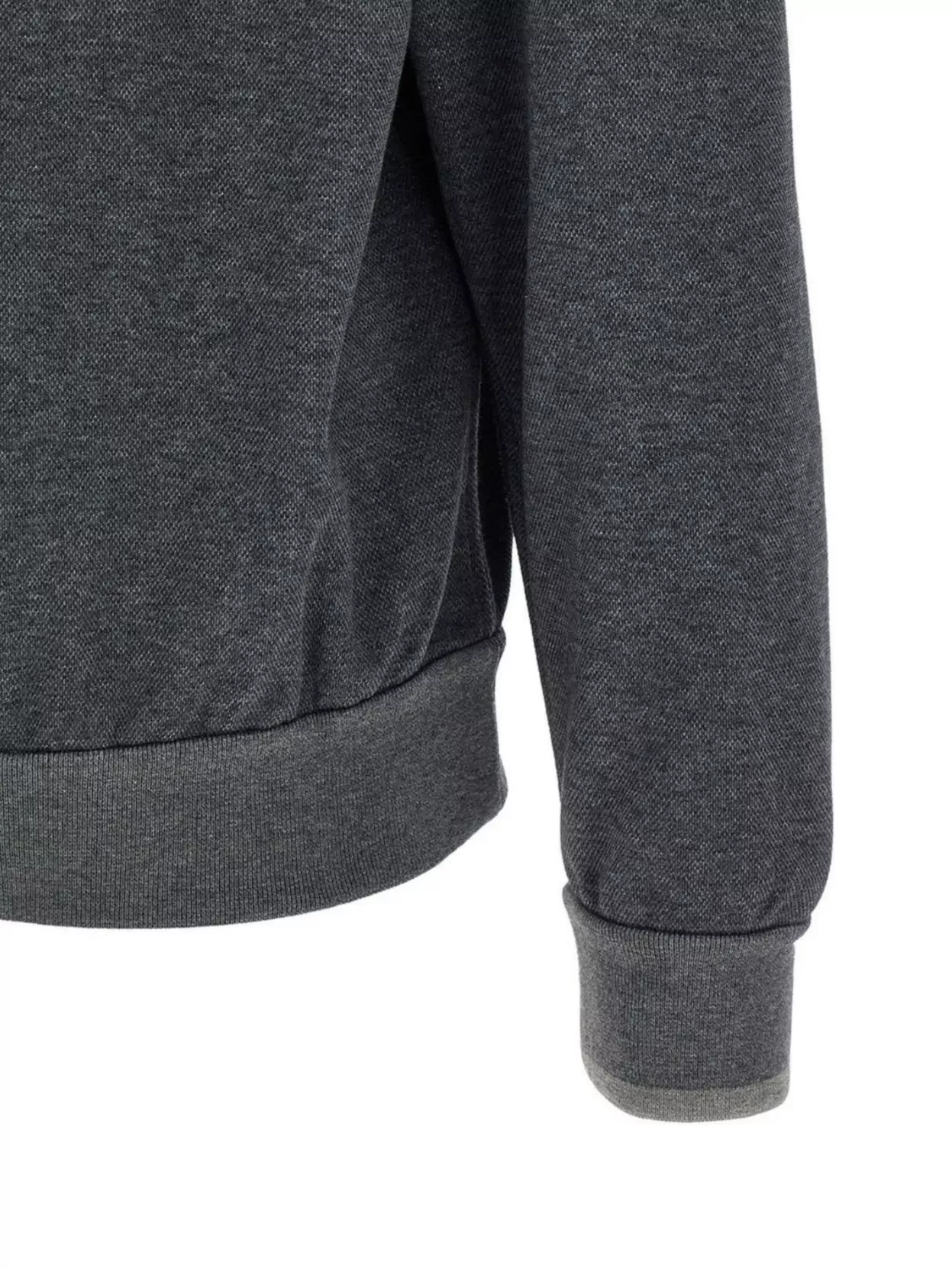Brioni Cotton Sweatshirt With High Collar Design