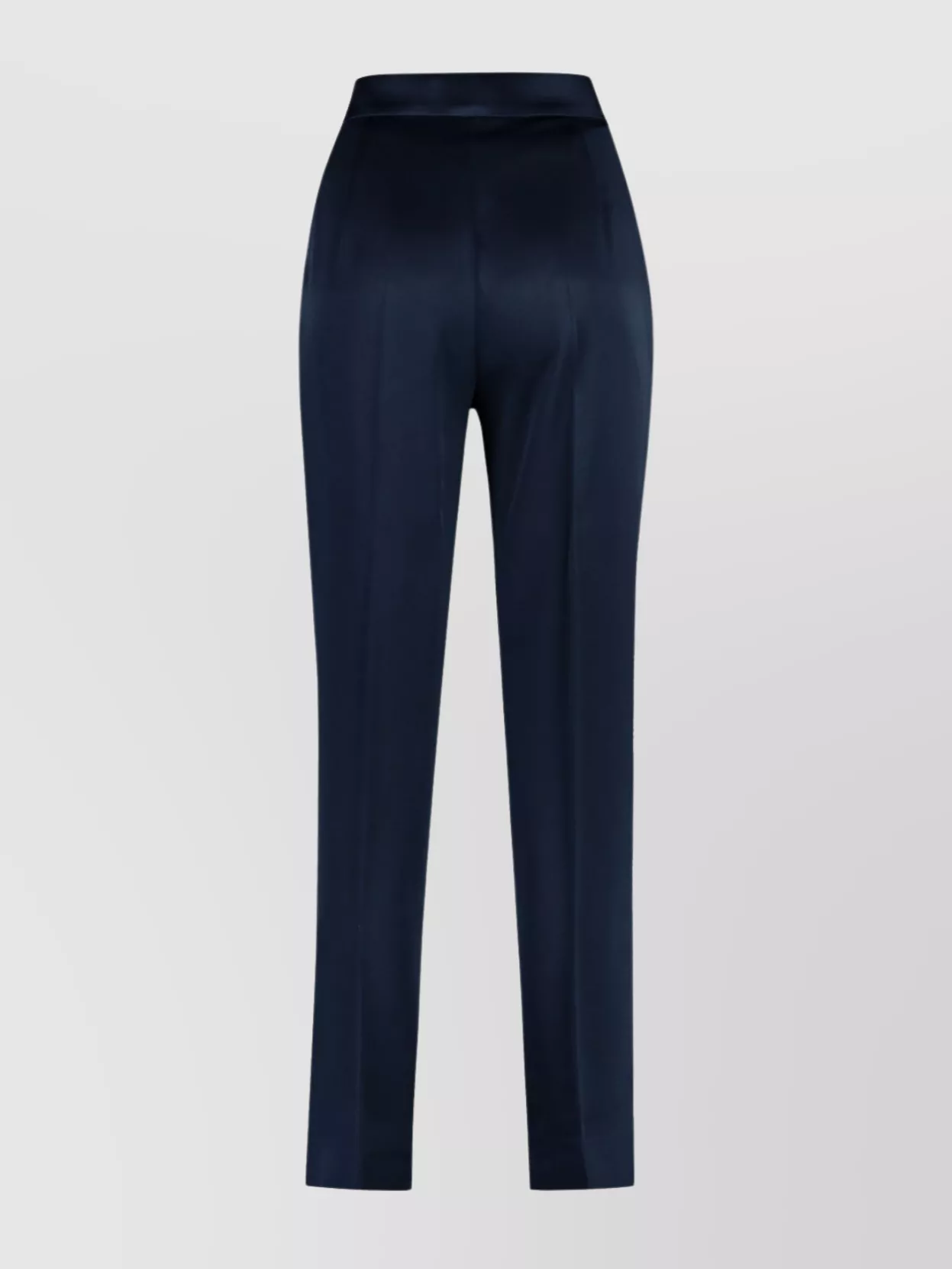 S Max Mara Straight Leg Ankle Trousers With Side Pockets