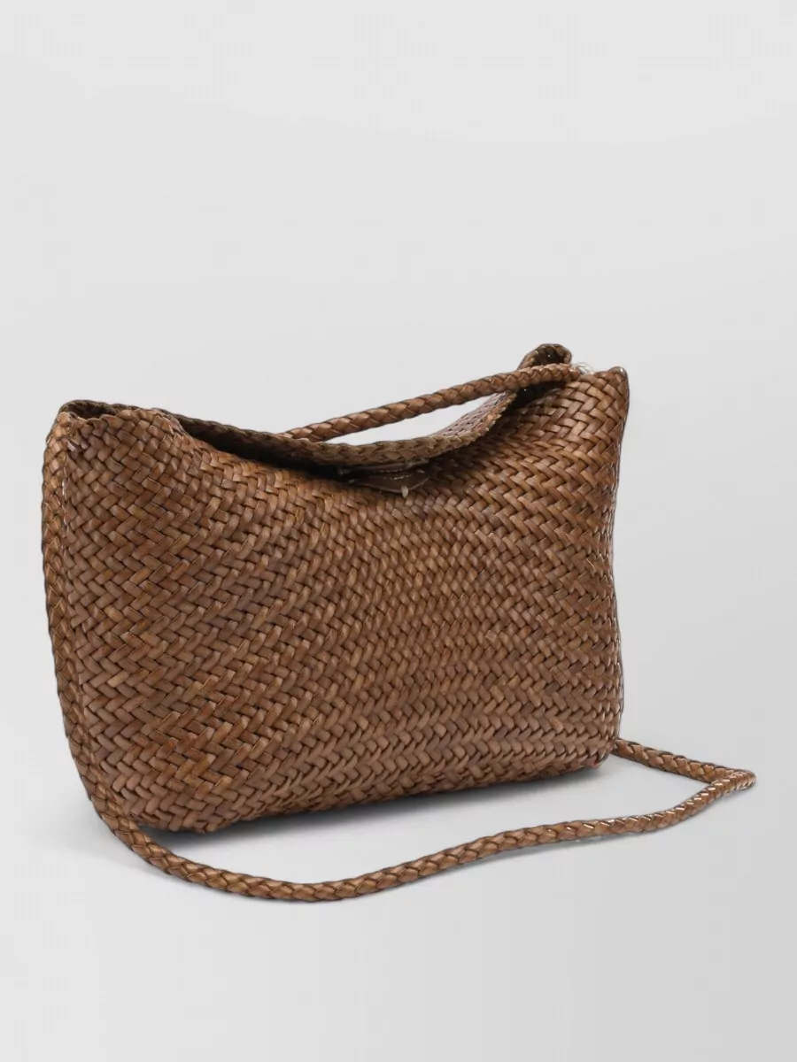 Dragon Diffusion Rectangular Shoulder Bag Woven Texture Handle