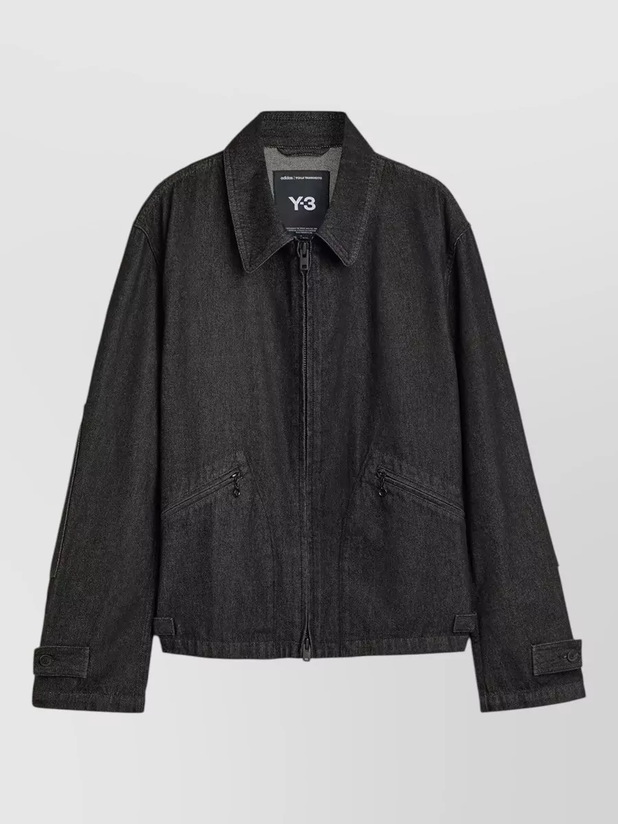 Y-3 cotton relaxed-fit denim jacket