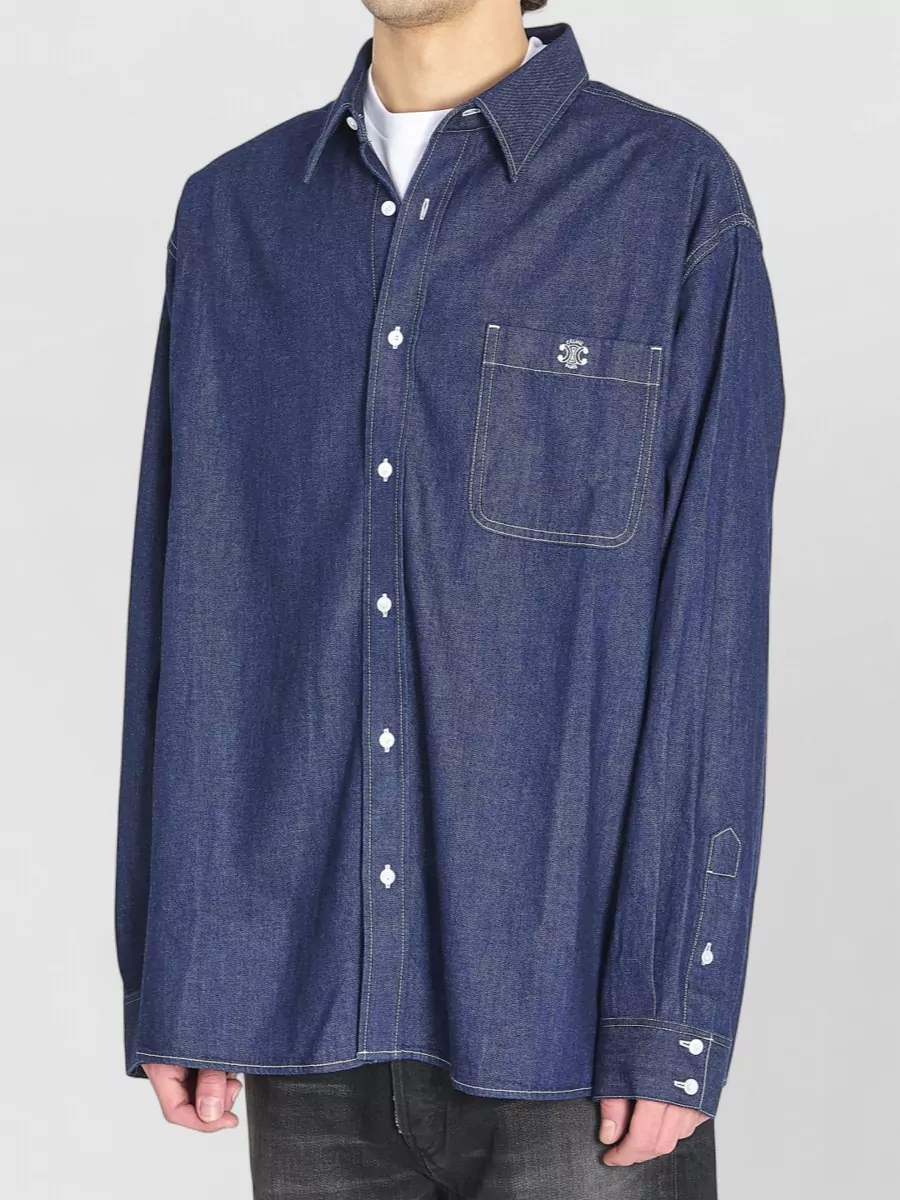 Celine Oversized Denim Overshirt