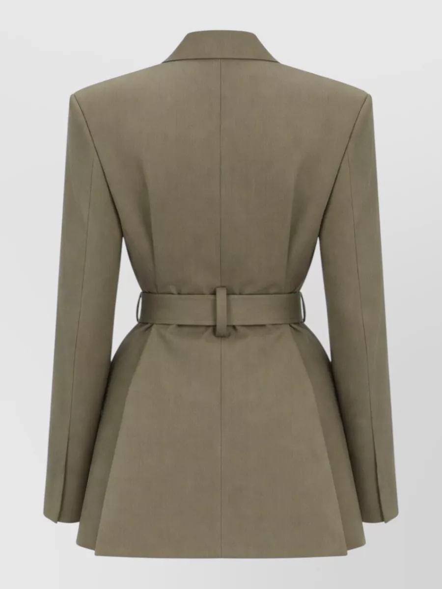 Victoria Beckham Belted Tailored Blazer