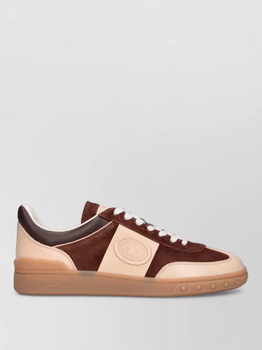 Valentino Garavani Suede Leather Low-Top Sneakers