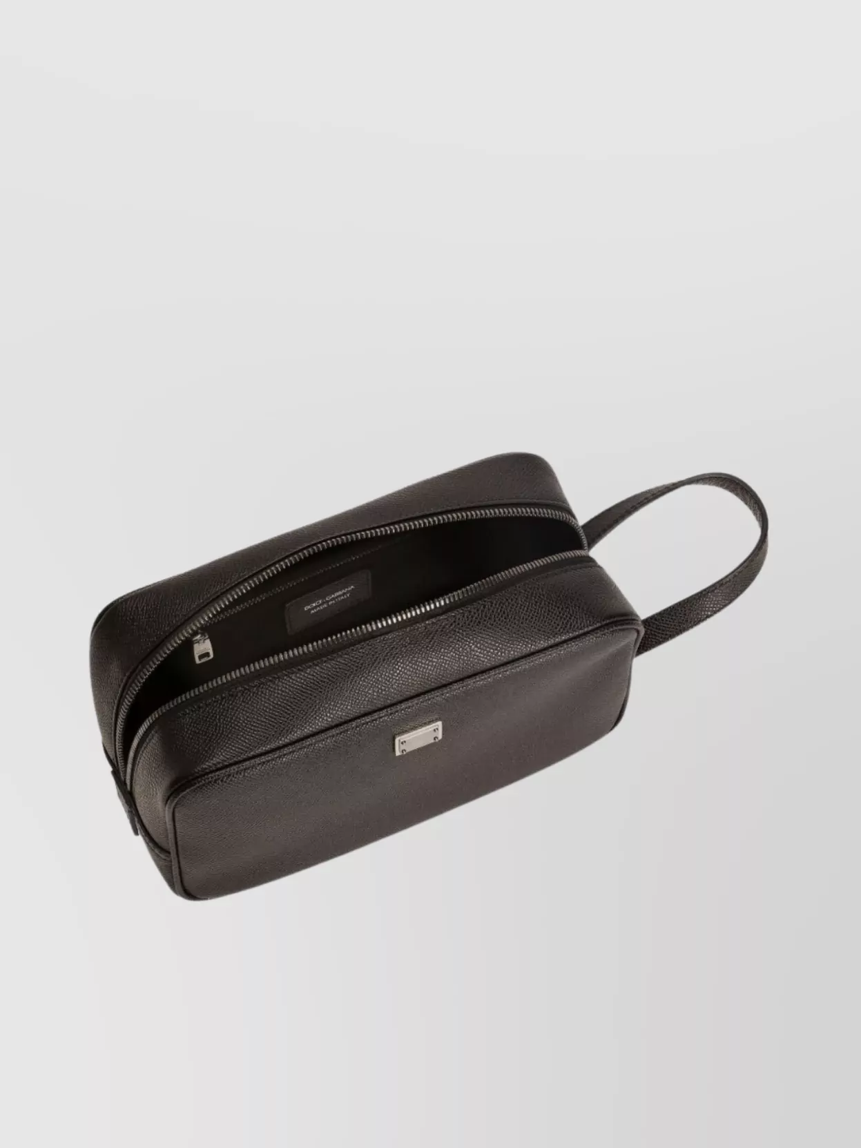 Dolce&Gabbana Sicily Leather Toiletry Bag