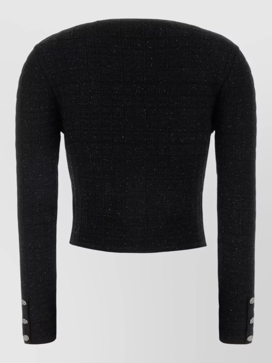 Alessandra Rich Bouclé Cardigan