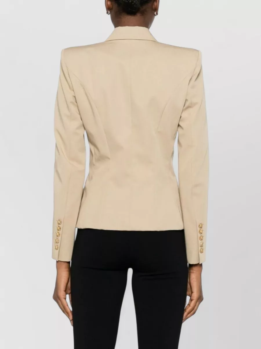 Balmain Cotton Double-Breasted Blazer
