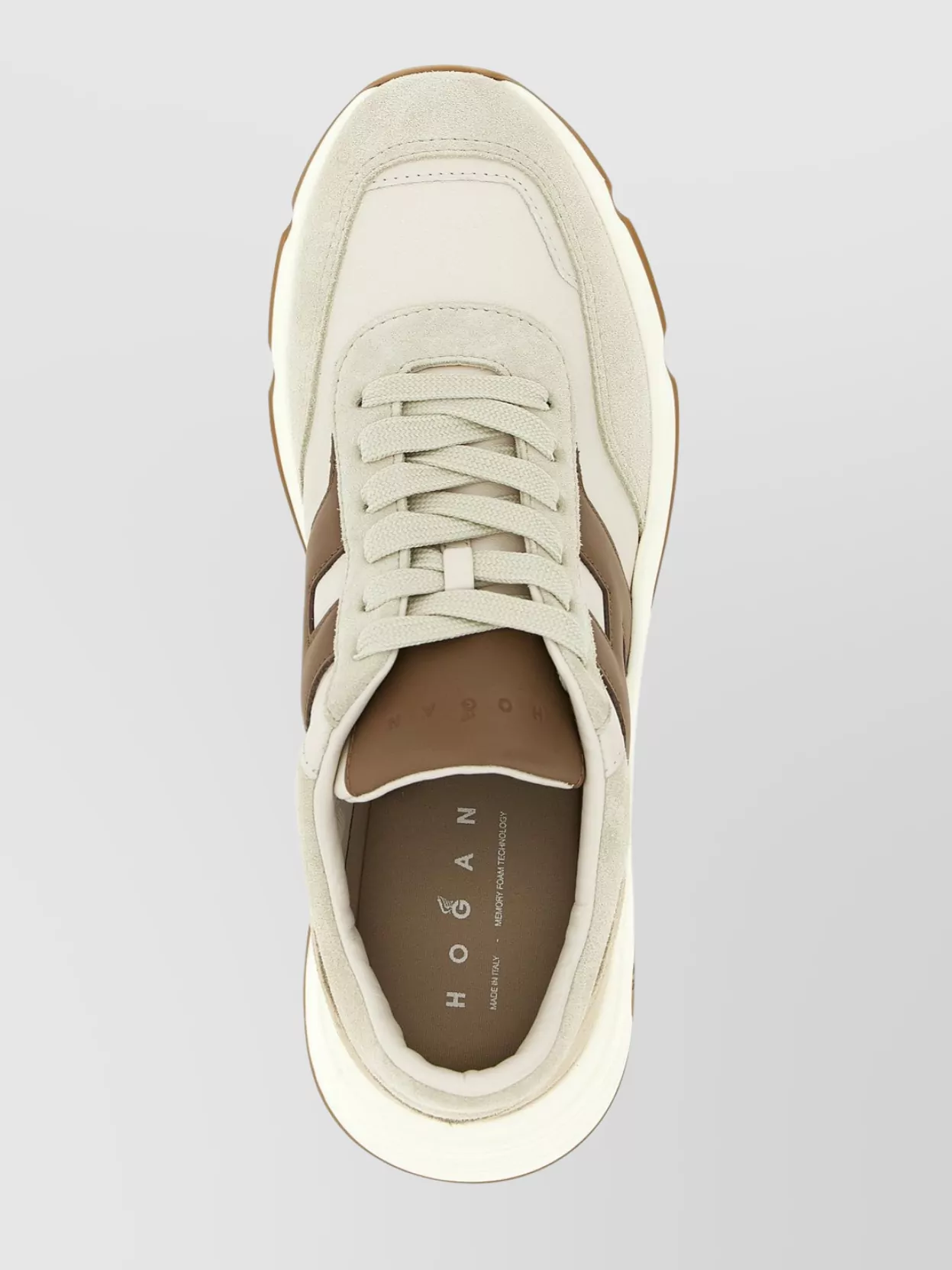 Hogan Lightweight Sneakers With Cushioned Collar And Suede Panels
