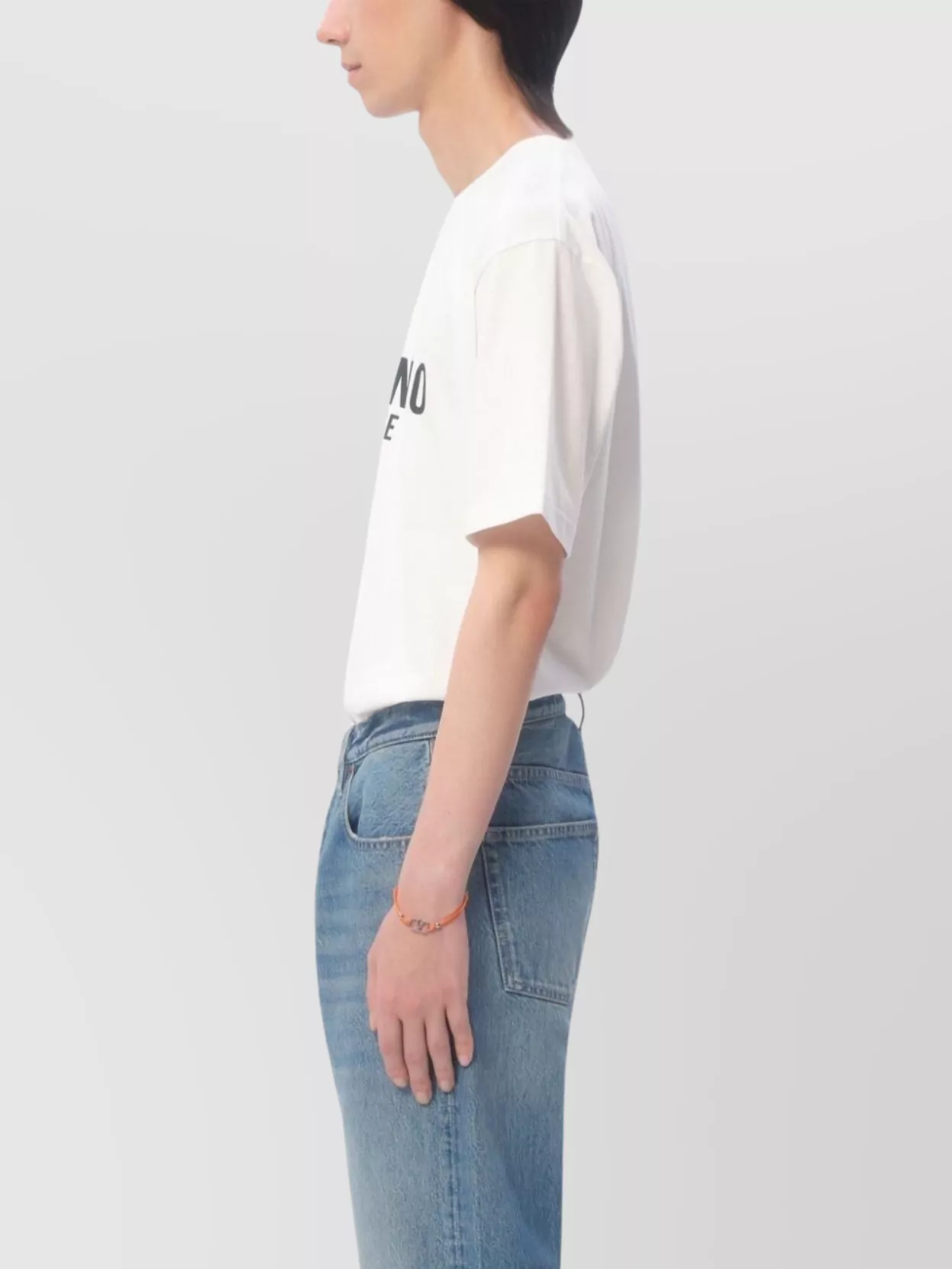 Valentino Cotton Crew Neck T-shirt With Graphic Print