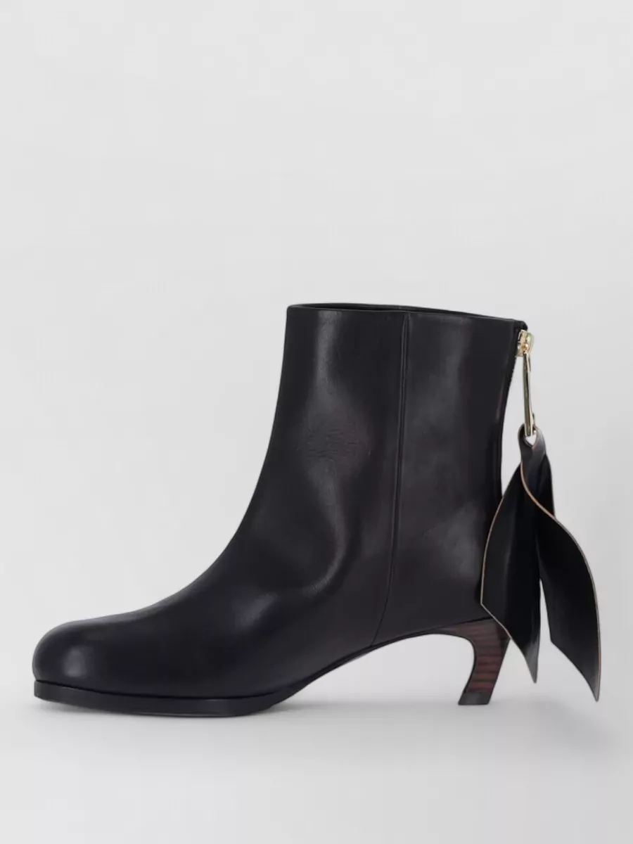 Sacai Leather Ankle Boots