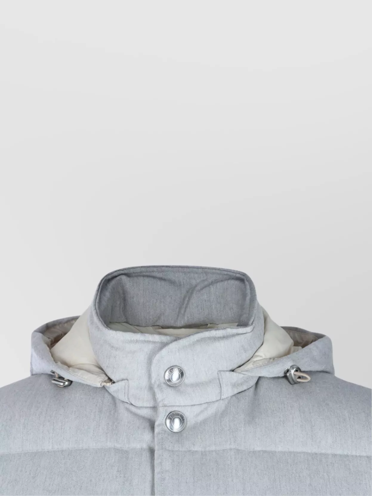 Eleventy Hooded Padded Sleeveless Jackets With Side Pockets
