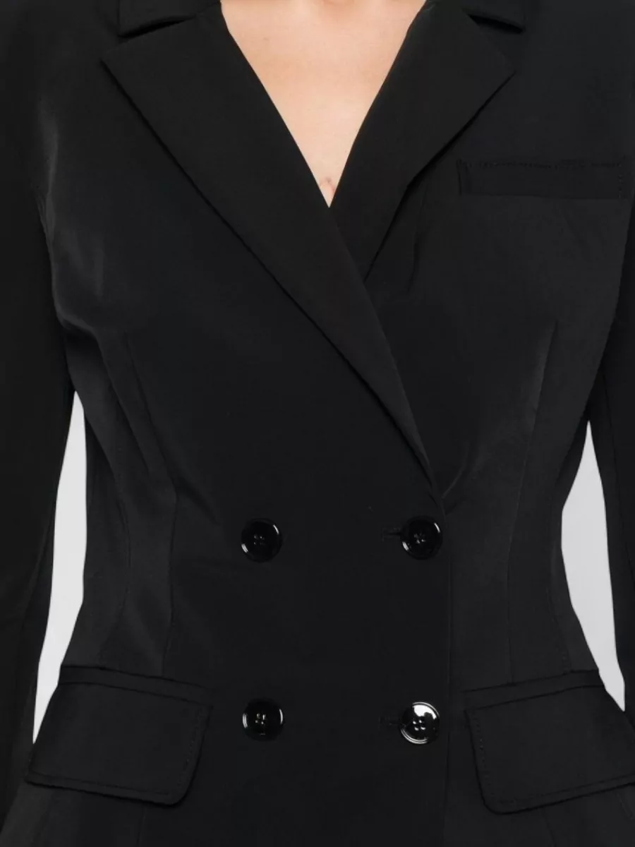 Elisabetta Franchi Belted Tailored Jacket Double Breasted