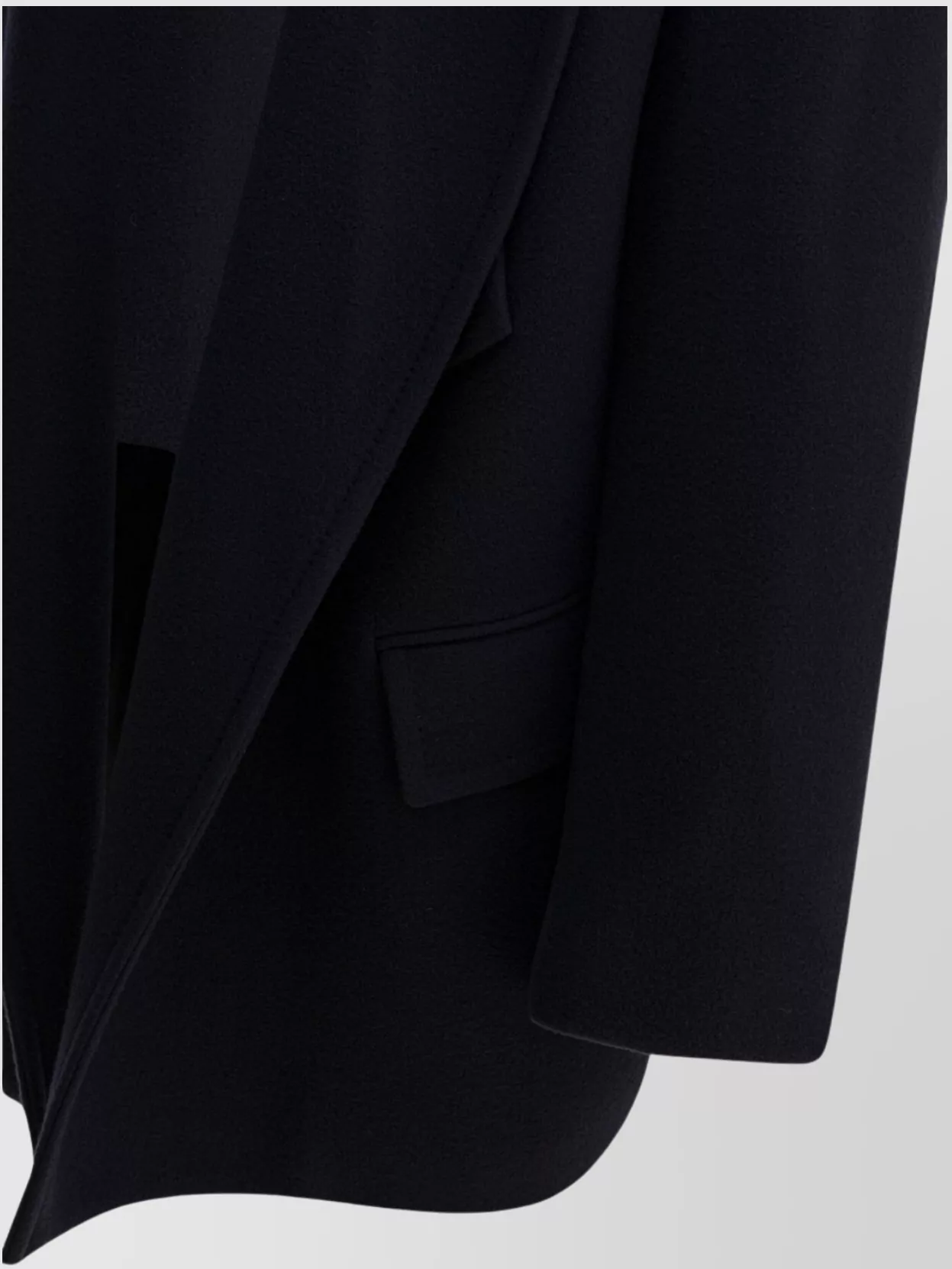 Balenciaga Hooded Short Coat Lapel Collar