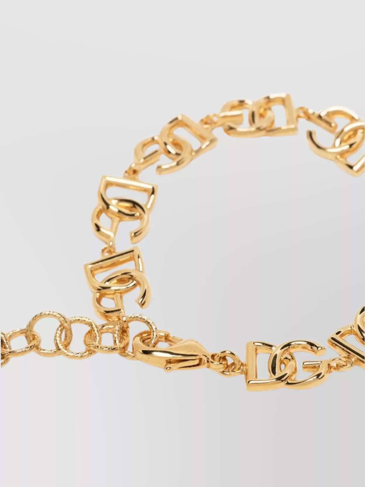 Dolce&Gabbana Logo Chain Link Bracelet With Pearl Detail