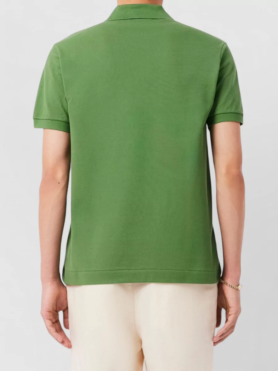 Lacoste Straight Cut Polo Shirt Short Sleeves Collar