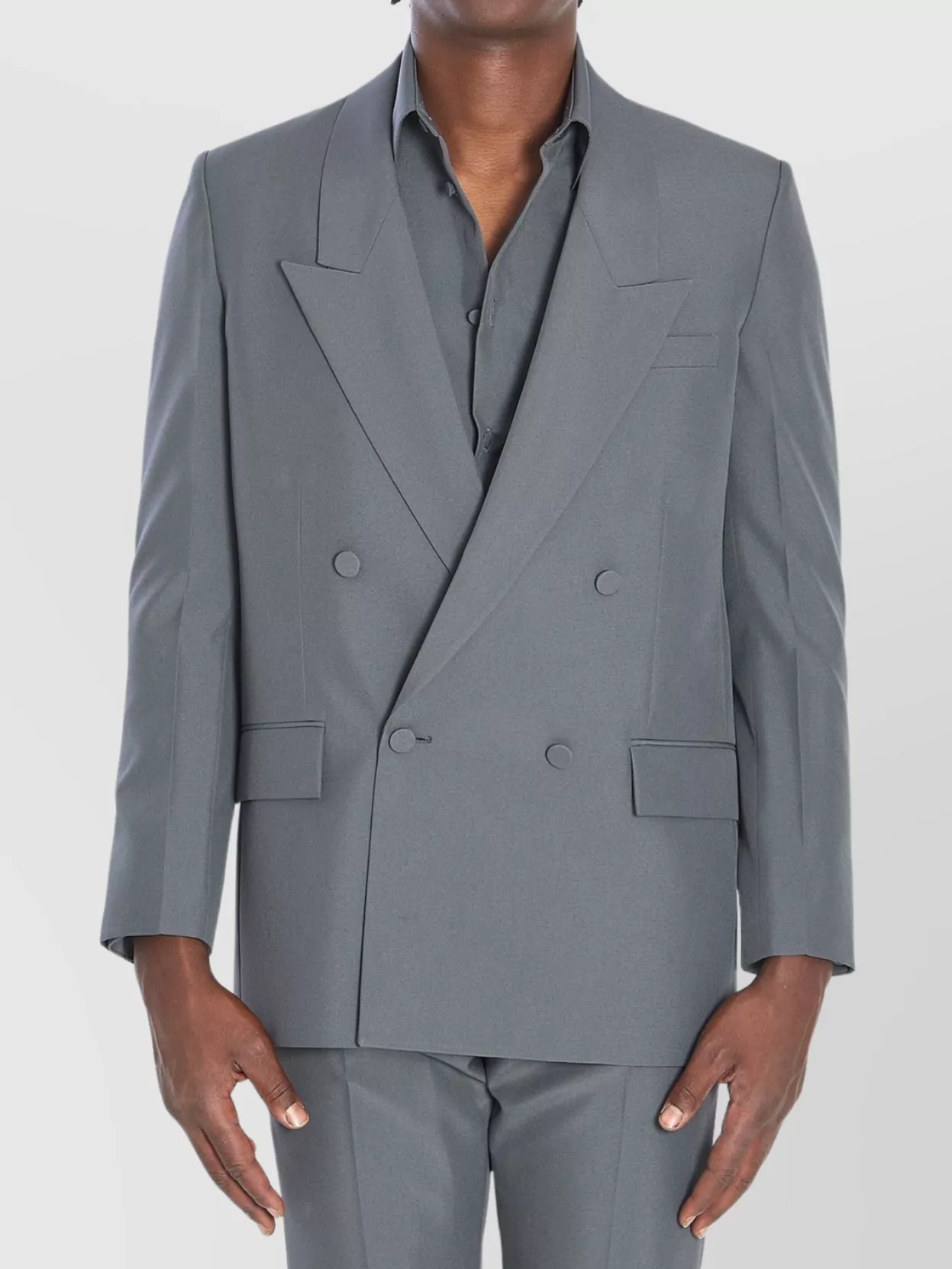 Gucci Technical Fabric Double-Breasted Outerwear