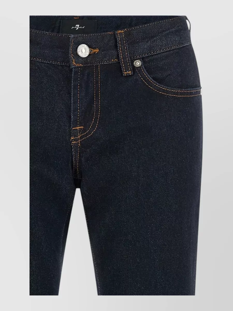 7 For All Mankind Denim low-rise cigarette jeans