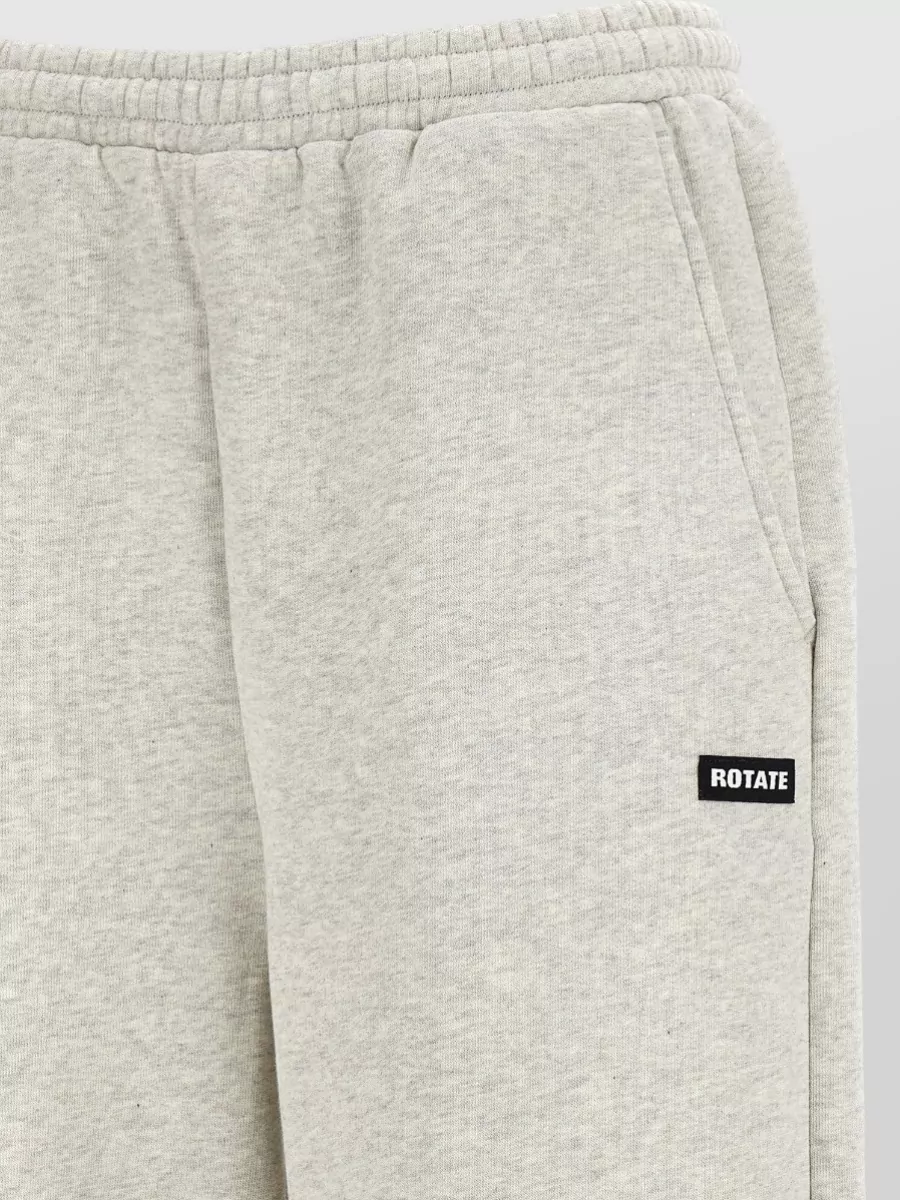 Rotate Birger Christensen Wide-Leg Fleece Lounge Pants