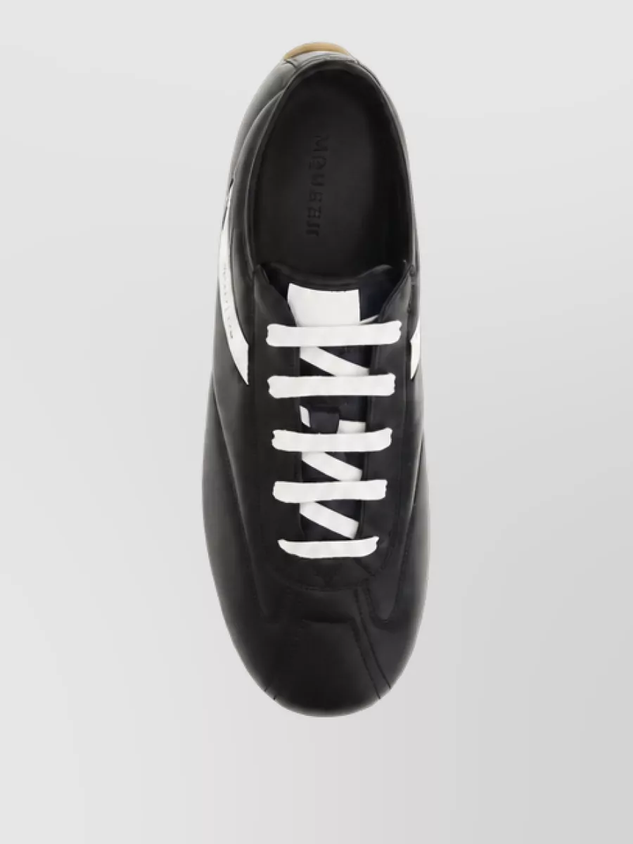 Alexander Mcqueen Calf Leather Low Top Sneakers