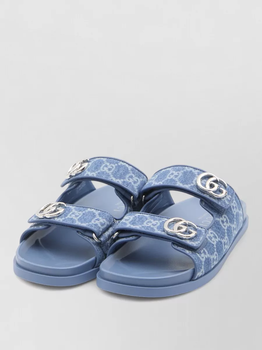 Gucci Denim Slide Sandals