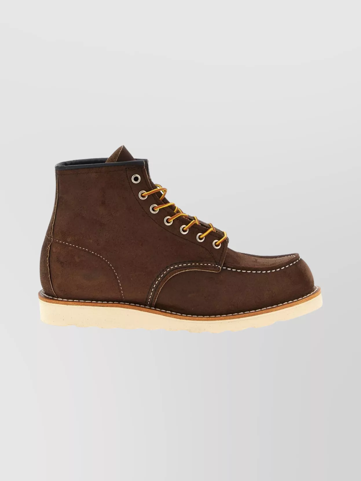Red Wing Shoes Ankle Boots With Round Toe And Rubber Sole