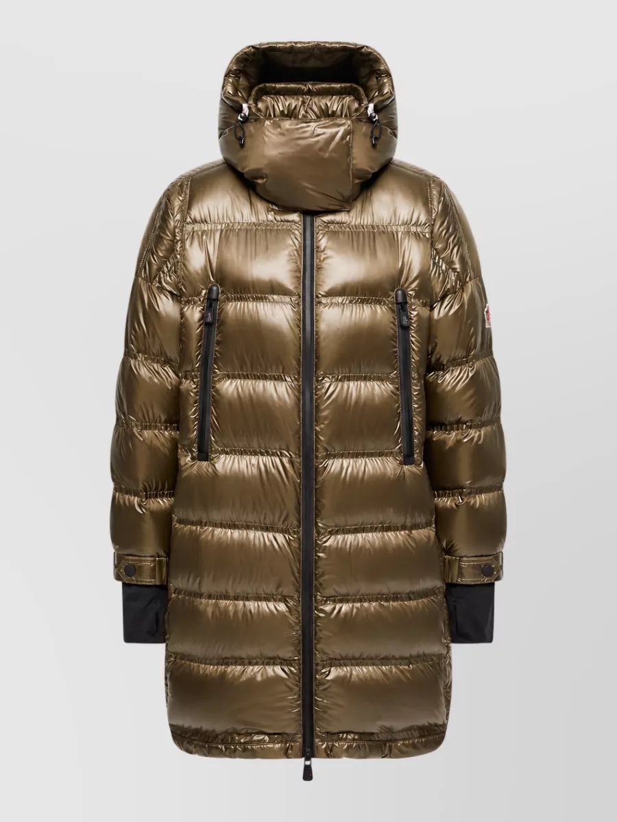 Moncler Down hooded long parka coat