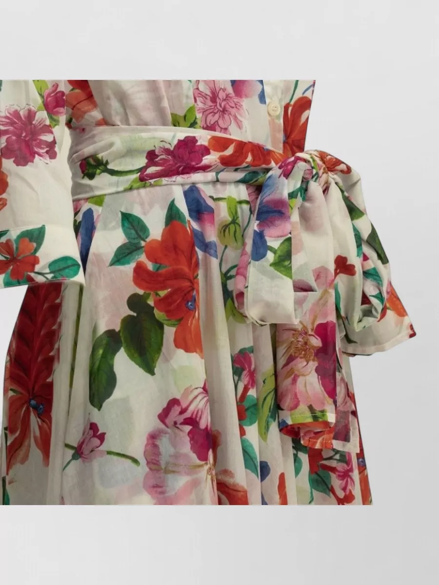 Samantha Sung Cotton Midi Dress