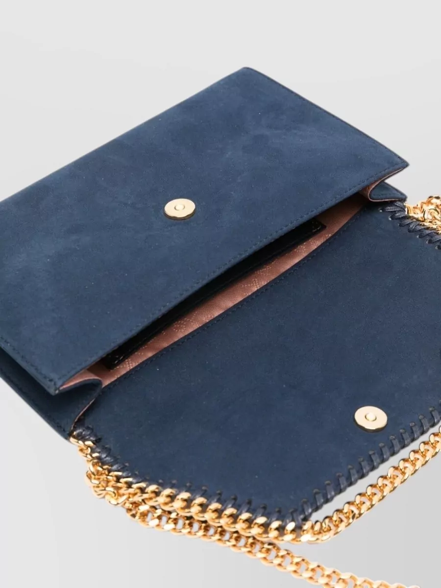 Stella Mccartney Falabella Suede-Effect Crossbody Bag