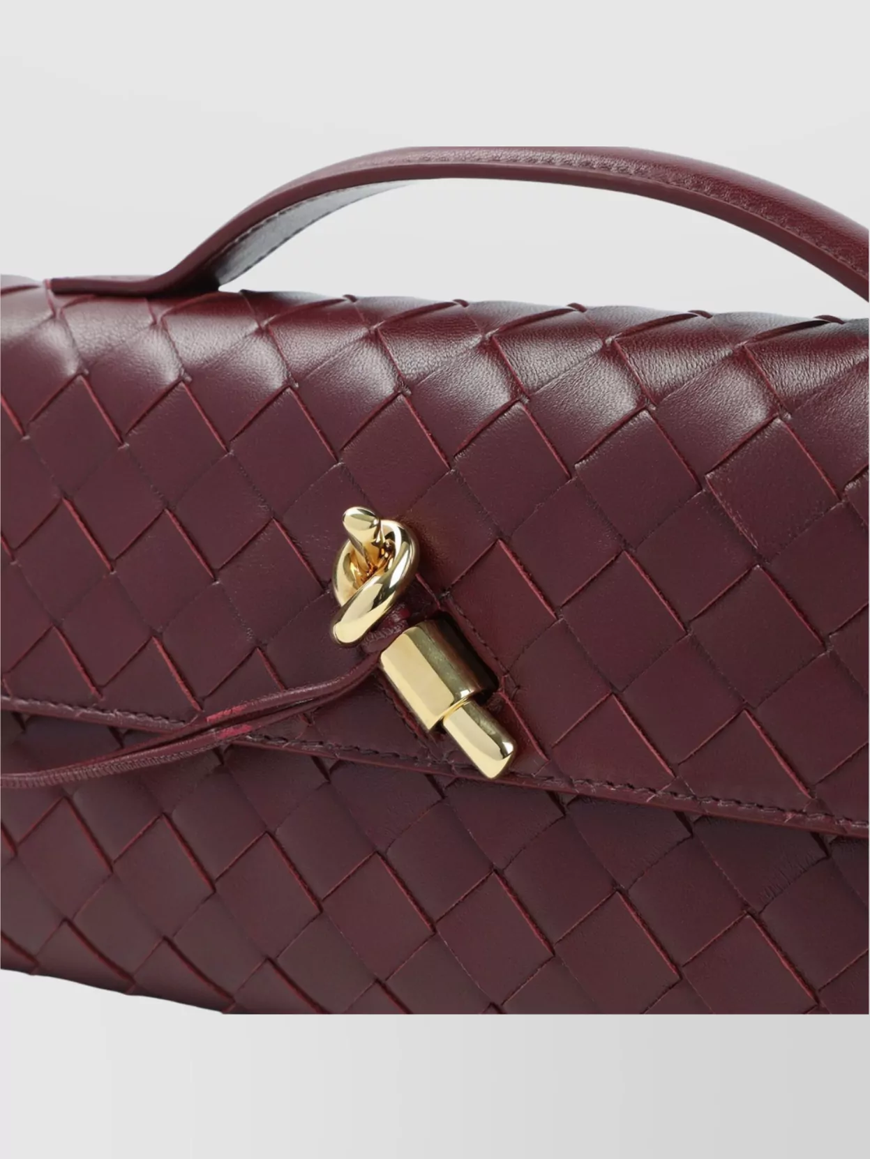 Bottega Veneta Andiamo Long Intreccio Clutch Bag