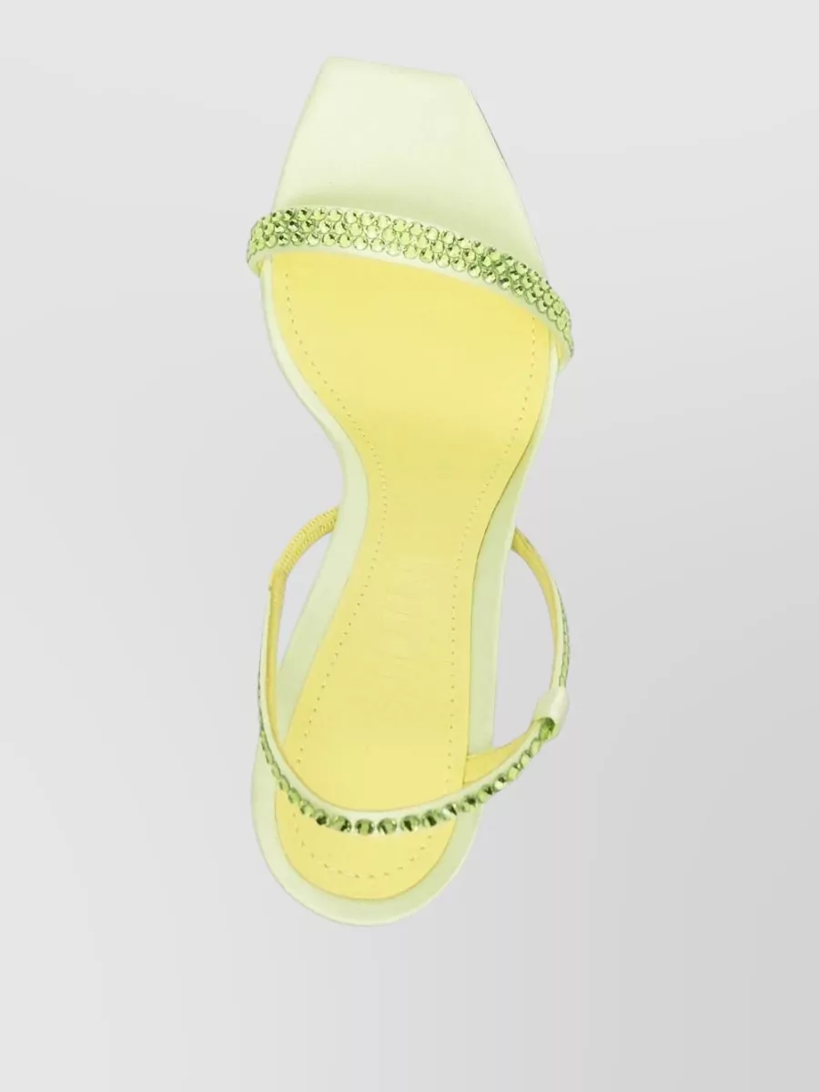3Juin Crystal-Embellished Slingback Sandals