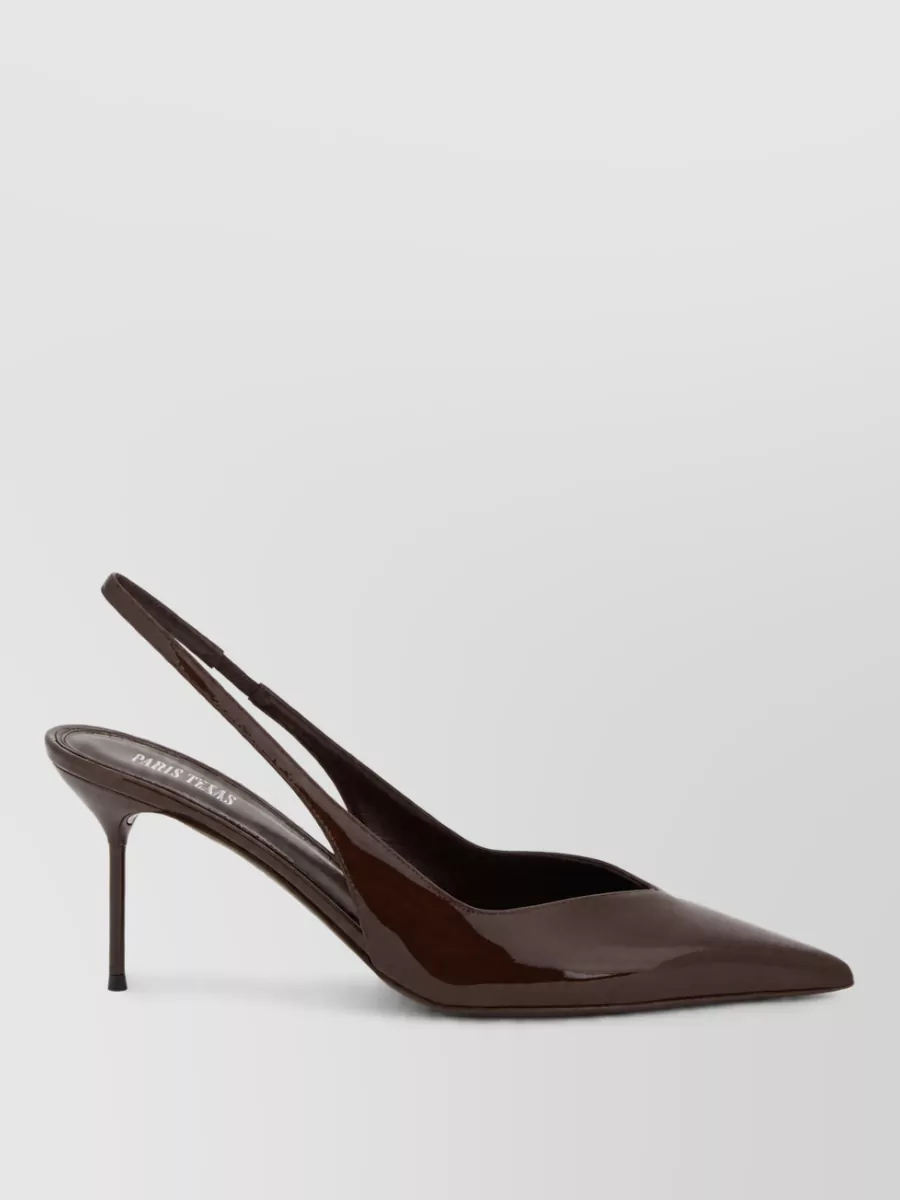 Paris Texas Leather Slingback Pumps