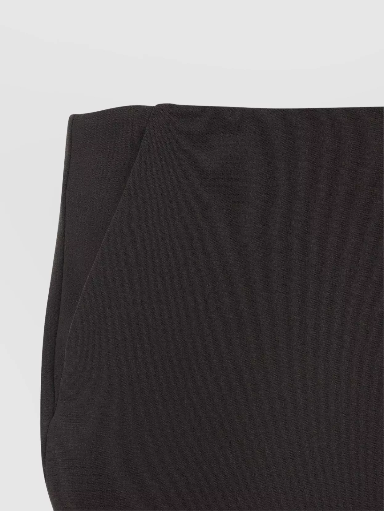 Giorgio Armani Wool Midi Skirt Central Slit