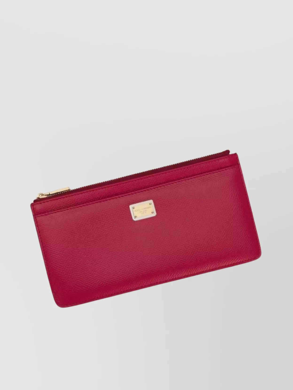 Dolce & Gabbana Large Cardholder In Dauphine Leather In Pink