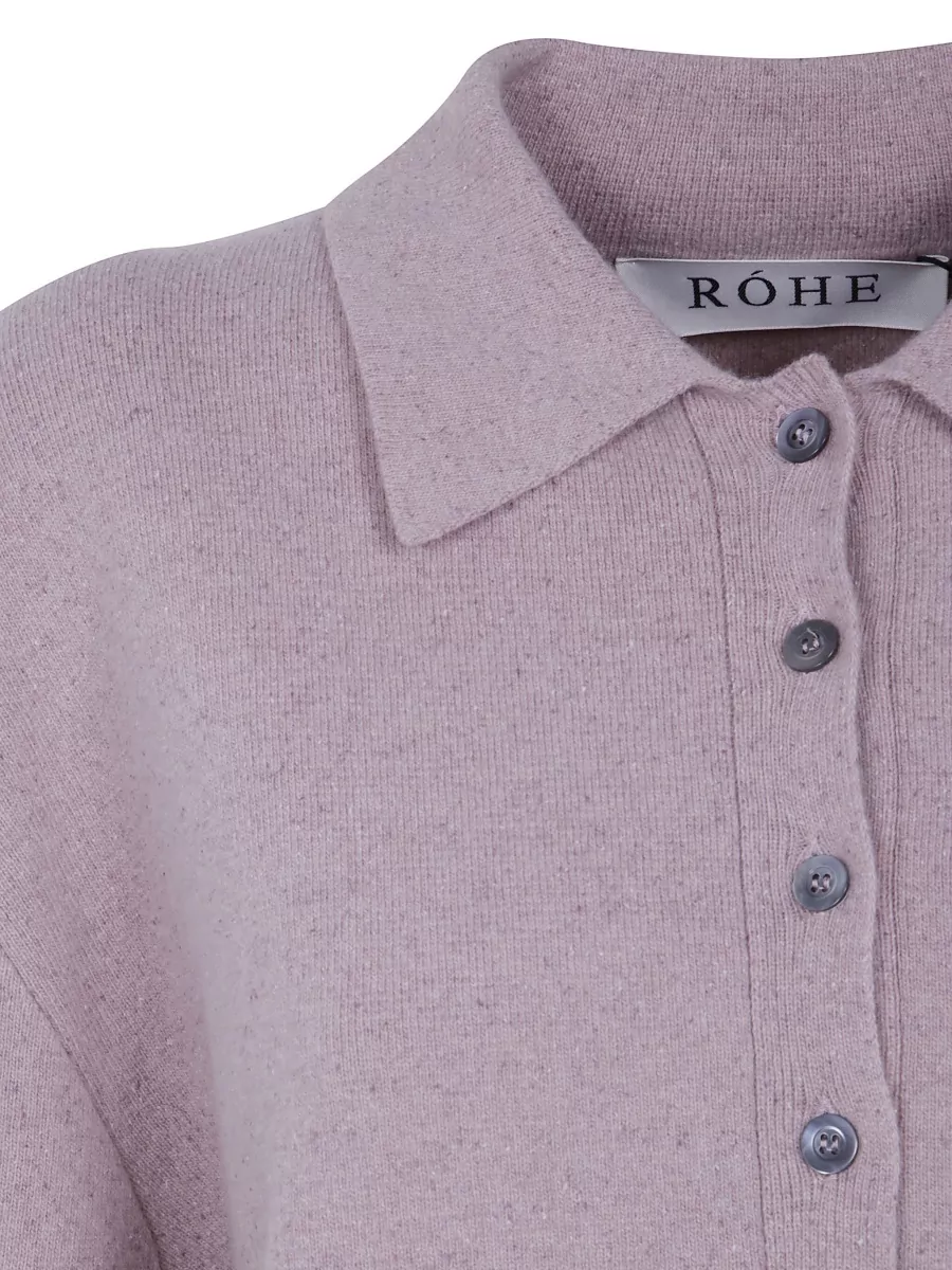 Róhe Cashmere Silk Wool Polo Jumper