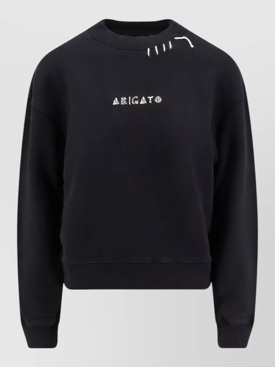 Axel Arigato Ribbed Cotton Sweatshirt