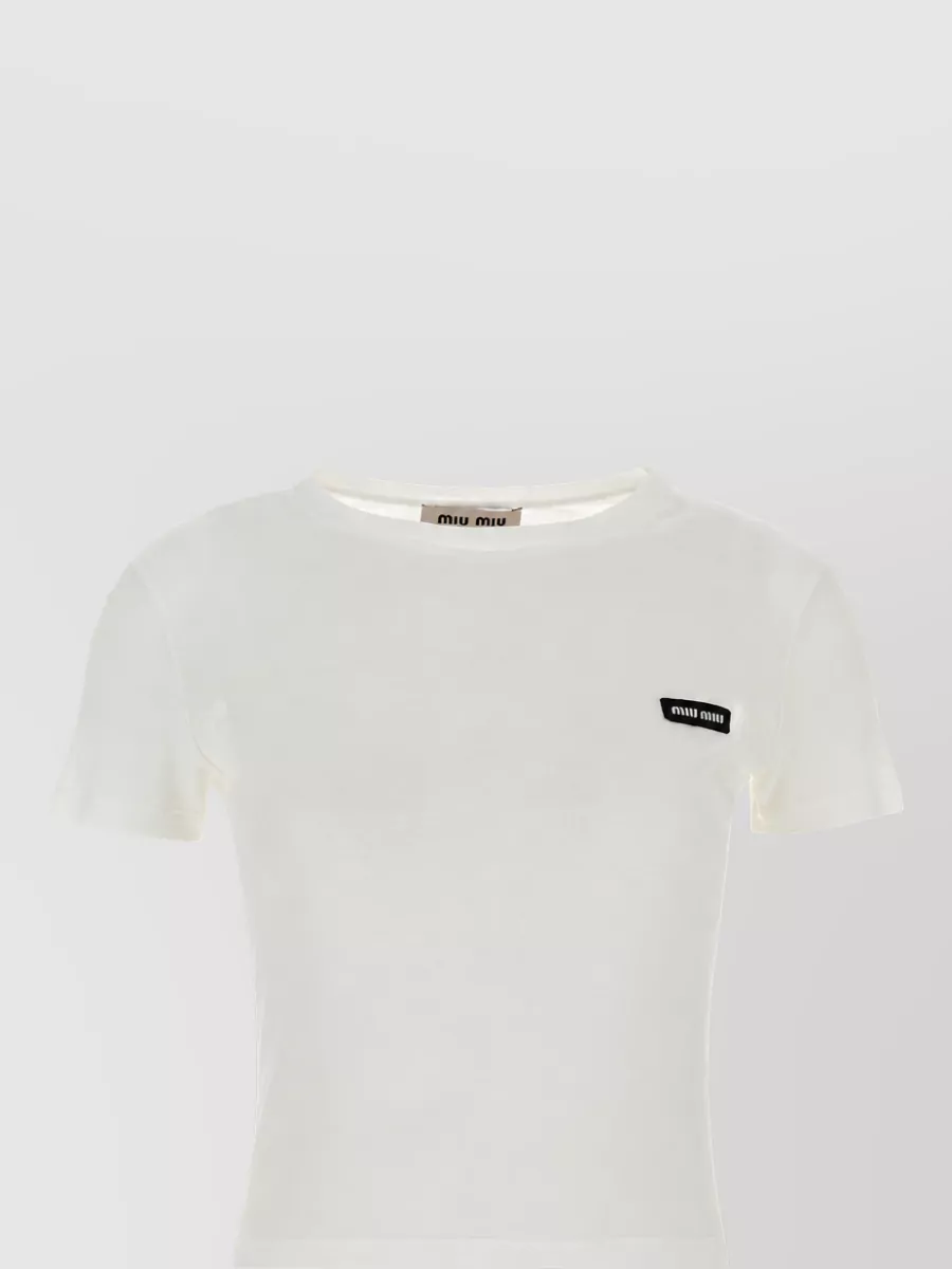 Miu Miu cotton t-shirt